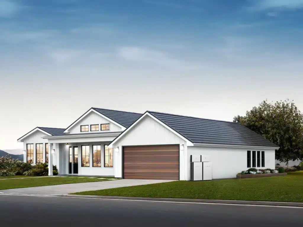 Tesla Solar Roof en República Dominicana 10 Vivienda de arquitectura contemporánea con Tesla Solar Roof integrado en la cubierta